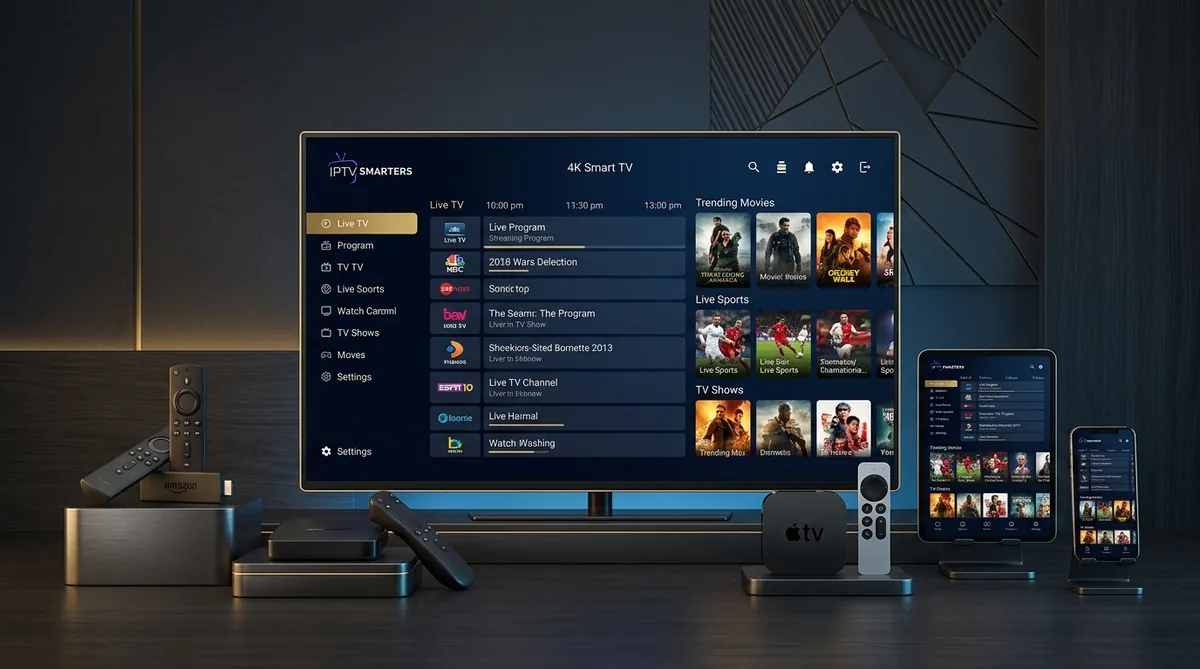 Compatibilite Appareils IPTV Smarters Pro Firestick Smart TV
